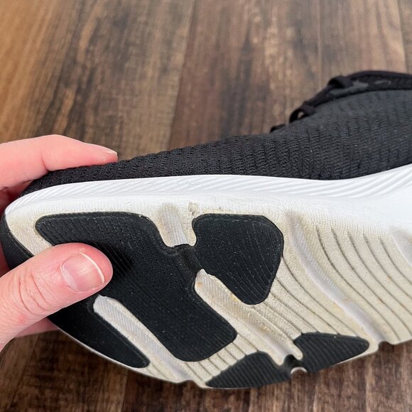 Hoka Solimar Running Shoe Athletic Sneaker Comfort Mens Size 8D Black White - Picture 9 of 14